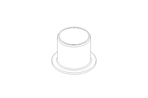 Plain bearing bush GFM 16x18x24x17x1