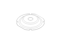 Membrane/diaphragme D=50 L/H=8 EPDM