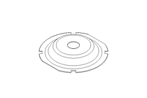 Мембрана D=50 L/H=8 EPDM