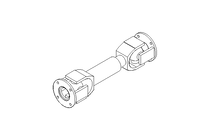 Universal joint shaft D=58 L1=215 L2=240