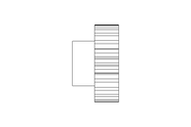 Roda dentada frontal M=2 Z=24