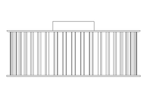 Roda dentada Tipo 6F L=48 D=110,67 d=24