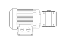 Right-angle geared motor 0.25kW 79 1/min