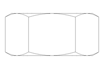 Hexagon nut M8 A2 DIN934