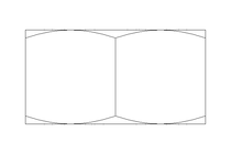 Écrou hexagonal M8 A2 DIN934