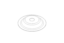 Membrane/diaphragme D=50 L/H=8 EPDM