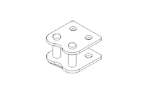 Verschlussglied 08 B-1 M2x2