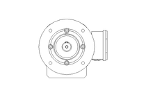 Spur gear motor 2.2kW 92 1/min