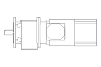 Stirnradgetriebemotor 2,2kW 92 1/min