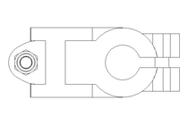 Clip de fijación D=20-30 B=40