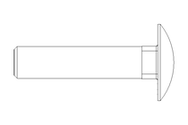 Vite testa a calot.piatta M10x45 A2