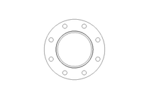 FLANGE DN80 ISO FORM R 1.4539