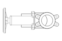 VALVULA TIPO GAVETA DN100 PN10 C VOLANTE