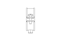 Pipe clamp D=57 B=20