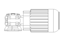 Motore a vite senza fine 0,55kW 74 1/min