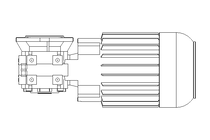 Motore a vite senza fine 0,55kW 74 1/min