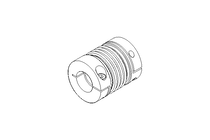 Metallbalgkupplung BKL 4,5Nm 16 - 10