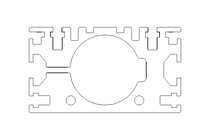 Flansch 37 für Linearmotor