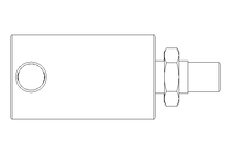 Rotating union M10x1-1/8