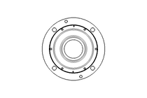 Mancal de flange 100x340x145