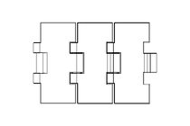 Flat-top chain 60S84XMHB B=83.8