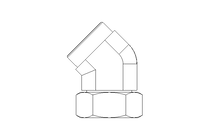 Winkelverschraubung L 42 St ISO8434