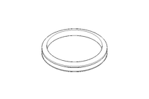 V-ring seal 65A 58x5 NBR