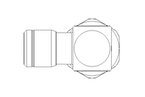 L-Steckverschraubung G1/4 D=6 (Niro)