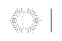 Raccordo a gomito L 28/28 St ISO8434