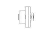 Flange bearing FK 15/52x42