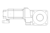 Helical-bevel gear servomotor 9.4 Nm