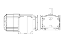 Schneckengetriebemotor 0,37kW 25 1/min