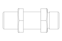 Thread. bulkhead connect. L 10/10