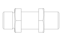 Passaparete L 10/10 Niro DIN2353