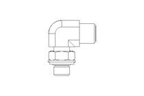 角螺栓紧固装置 L 6 G1/8" St-Zn ISO8434