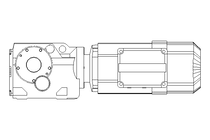 Kegelradgetriebemotor 0,55kW 50 1/min