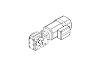 Bevel gear motor 0.55kW 50 1/min