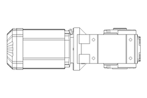 Motor redutor 0,55kW 24 1/min