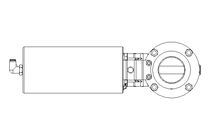 Scheibenventil B DN050 WVM NC E EX