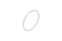 Anello elastico A 90 1.4310 DIN7993