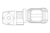 Spiroplan gear asynchronous motor