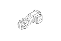 Spiroplan gear asynchronous motor