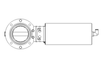 Valvola a farfalla B DN065 OVO NC F