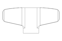 Flügelmutter M8x15 Edelstahl