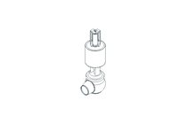 Aseptic seat valve SA DN065 10 NC E