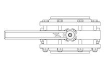 Válvula borboleta B DN100 FVF MA V