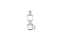 Aseptic seat valve SA DN080 10 NC P