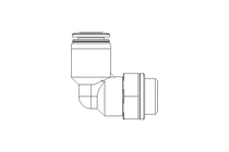 Elbow screw-in connector QSL-G1/4-8-K-CS