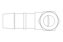 Einschraubstutzen R3/8 DN13 PA