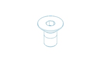 Countersunk head screw M4x8 A2 70